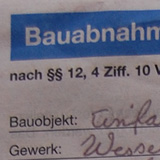 Abnahme und Übergabe
